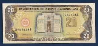Dominican Republic 20 Pesos Oro 1990 P - 133 Altar De La Patria photo