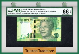 Tt Pk 133a 2012 South Africa 10 Rand 