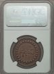 1828 Malay Peninsula Penang 2 Pice Cents Ngc F 15 Sole Coin Graded By Ngc Malaya Asia photo 1