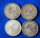 049 80 Silver Canadian Quarters George Vi & Elizabeth Ii You Grade Coins: Canada photo 3