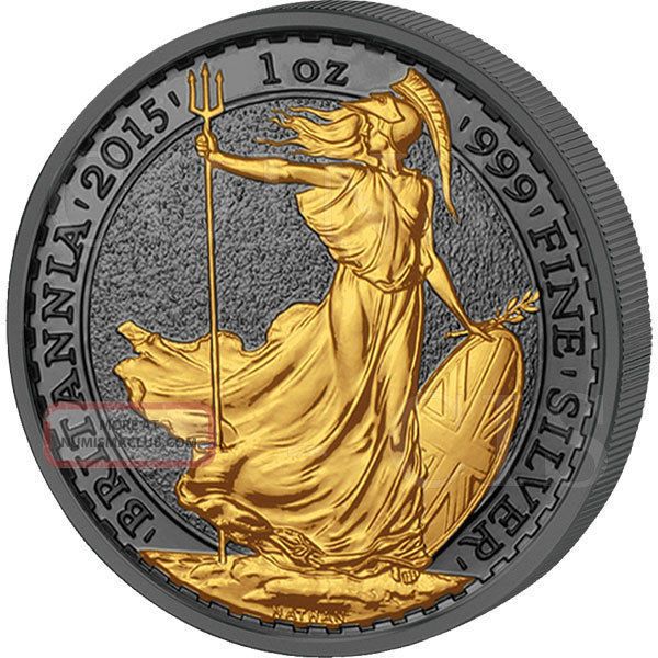 United Kingdom 2015 2 Pounds Golden Enigma Edition Britannia 1oz Bu Silver Coin Coins: Canada photo