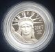 2007 W American Eagle Platinum Proof Coin $25 1/4 Oz Box & C.  O.  A. Platinum photo 1