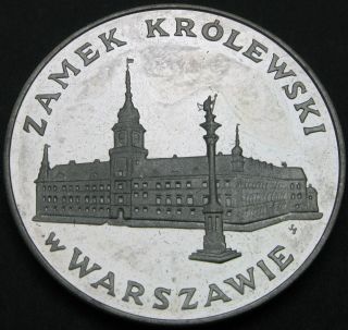 Poland 100 Zlotych 1975 Proof - Silver - Royal Castle In Warsaw - 2485 猫 photo