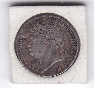 1822 King George Iv Maundy Four Pence Silver (92.  5) Coin photo