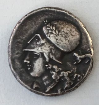 Corinthian Silver Stater,  345 - 307 Bc,  Pegasi 428,  With Chimaera photo