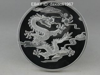 99.  99 Chinese Shanghai 5oz Silver Coin - Dragon & photo