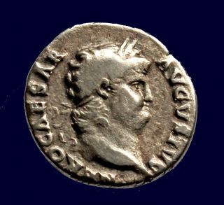 Roman Imperial - Nero Ar Denarius (rome 67 - 68 Bc) - Salvs photo