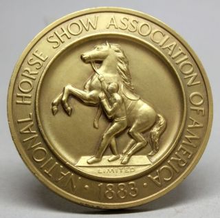Equestrianism/ Rare National Horse Show Association Of America Centennial Medal photo