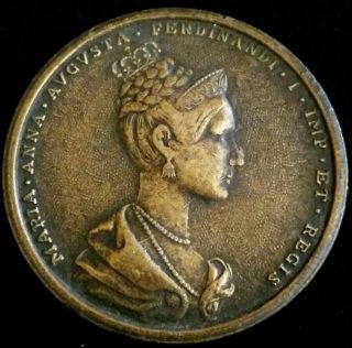 1836 Prague Bohemia Queen Maria Anna Huge 1 - 3/4 