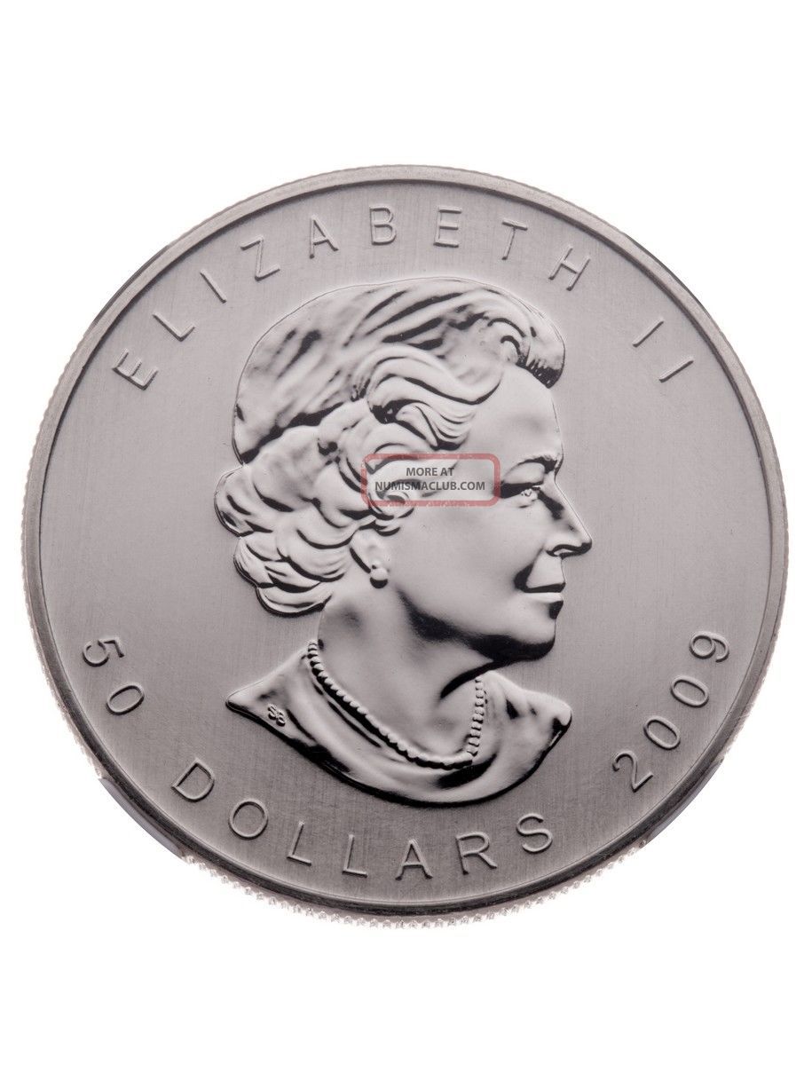 2009 $50 Palladium Canadian Maple Leaf Coin.  9995 1 Oz.  (bu) Bullion photo