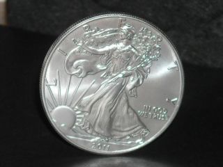 One Ounce Of Silver 2011 U.  S.  Silver Eagle Brilliant Uncirculated photo