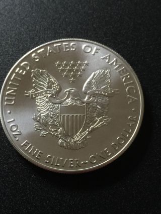 2016 American Eagle Liberty Usa 1 Troy Oz 999 Silver Bullion Brilliant Htf photo