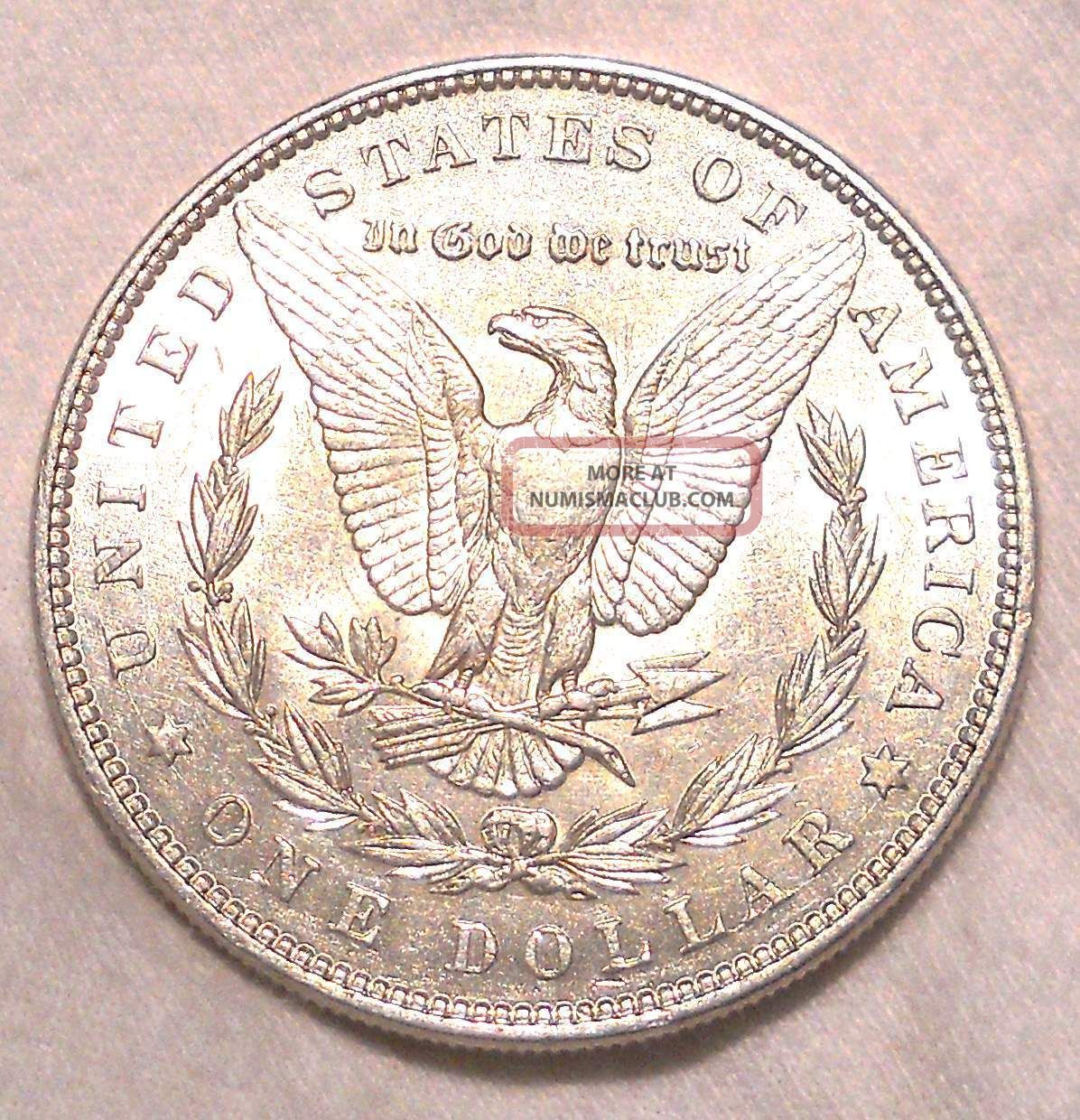 1887 Morgan Silver Dollar Au/bu