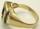 Vintage 14k Yellow Gold Masonic Mason Ring Size 11.  5 5.  2 Grams Gold photo 1