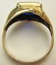 Vintage 14k Yellow Gold Masonic Mason Ring Size 11.  5 5.  2 Grams Gold photo 4