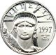 1997 Platinum Eagle $10 Pcgs Ms69 - Statue Liberty 1/10 Oz Platinum photo 2