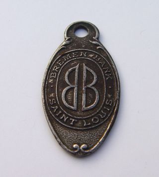 1890s Bremen Bank Key Check Finder Return To St.  Louis Missouri photo