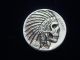 1934 - P Hobo Nickel - Indian Chief Skull Exonumia photo 3