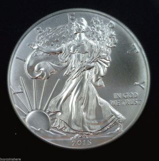 2015 American Silver Eagle $1 1 Oz.  999 Fine photo