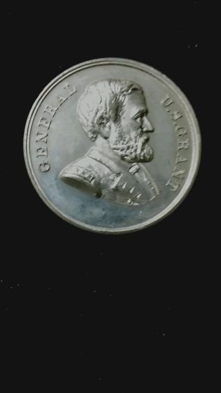 General Ulysses S.  Grant Birth And Death Medal. photo