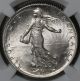 1915 Ngc Ms 64 France Bu Silver 2 Francs Sower Semeuse Coin (16040301d) Europe photo 1