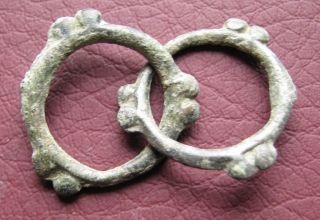 Metal Detector Find Authentic Ancient Artifact - Bronze Proto Money 11984 photo