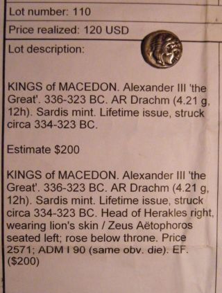 Kings Of Macedon.  Alexander Iii 