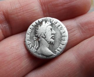 Roman Denarius Silver Coin Commodus 180 - 192 Ad 10 photo