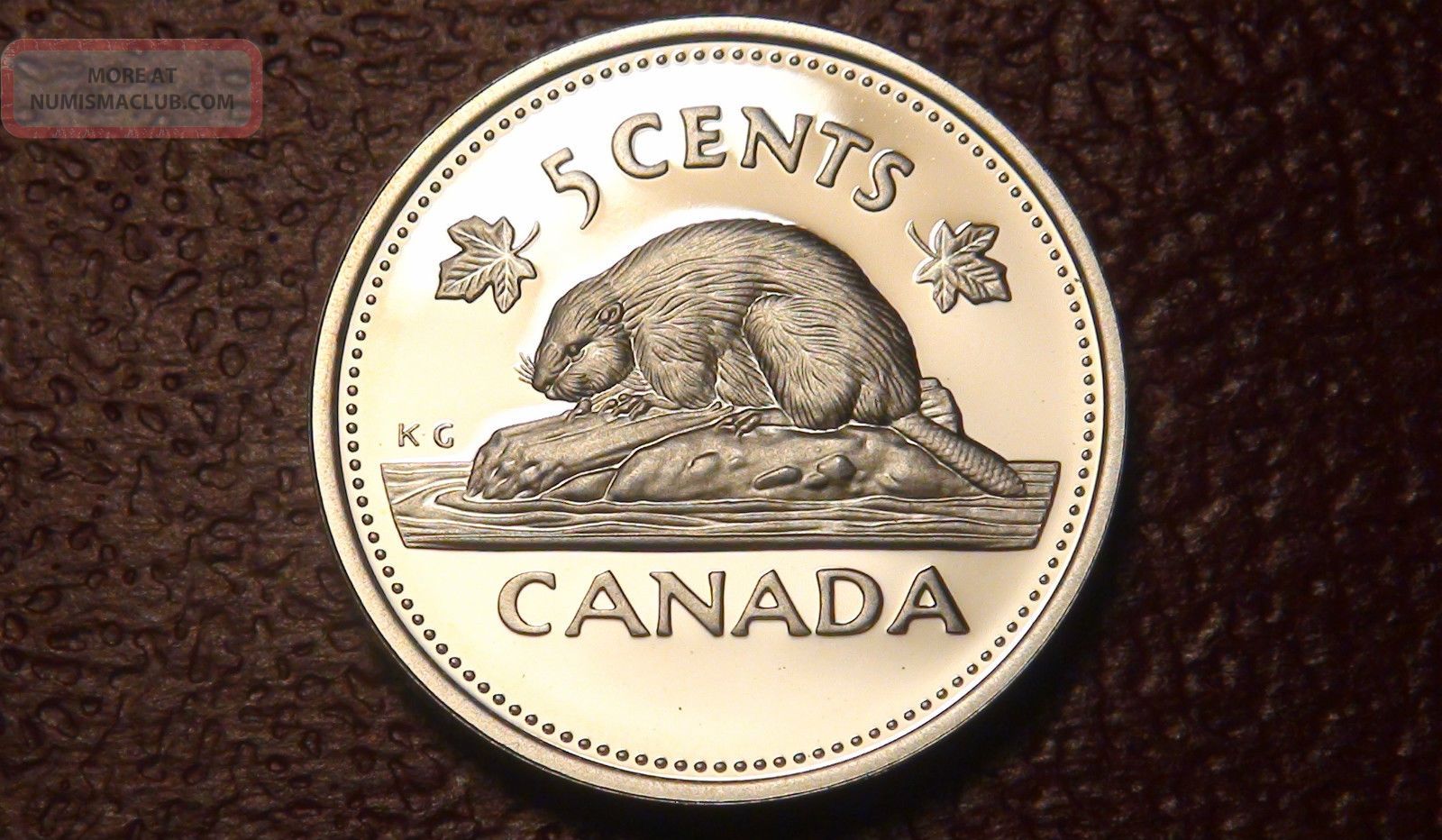 1952 - 2002 Canada Silver Proof 5¢ Coin – Scarce Sterling Silver Cdn Five Cents Coins: Canada photo