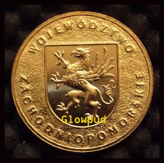 Coin Poland Zachodniopomorskie Voivodship Polish Province Dragon 2005 Unc photo