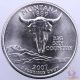 2007 D State Quarter Montana Bu Cn - Clad Us Coin Quarters photo 3