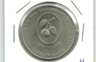 Grenada 1970 F.  A.  O 4 Dollars Unc Coin photo