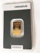 Argor - Heraeus Hologram Kinebar 5 Grams - 999.  9 Fine Gold Rare In Assay Card. Gold photo 1