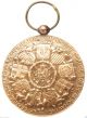 Antique Art Nouveau Victory Angel Of Wwi Bronze Art Medal Pendant By Paul Dubois Exonumia photo 2