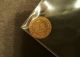 1865 Mexican Maximillian ' Gold ' Coin,  0.  5 Grams Wd Uncirculated Mexico photo 2