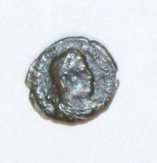 Valentinian I—ad 364 - 375—ancient Roman Bronze Coin—christogram & Captive Reverse photo