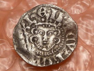 Henry Iii 1246 - 72 Long Cross Penny Hammered Silver Coin B photo