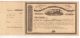 State Of Texas Houston,  Tap And Brazoria Railway Company Stock Certificate Transportation photo 1