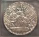 1910 Mexico Silver Peso Icg Ms 60 Details UK (Great Britain) photo 1