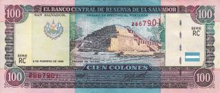 El Salvador - 100 Colones 1996 Rc 