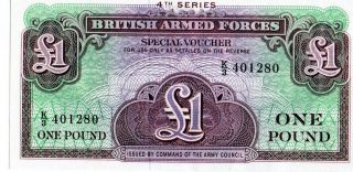 British Armed Forces One Pound Voucher photo