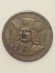 1882 William Penn Pennsylvania Bicentennial Commemorative Coin Token Medal Exonumia photo 1