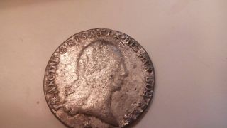 Austrian - Netherland Silver Kronenthaler Francis Ii 1797 Kermnitz (trade Dollar) photo