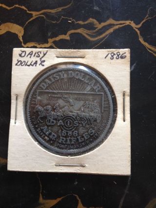 1886 Daisy Dollar Bb Gun Air Rifle Token / Medal (winchester 1873) photo