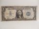 1934 Funny Back Silver Certificate Large Blue Seal & Large Blue One On Face Vg, Small Size Notes photo 3