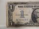 1934 Funny Back Silver Certificate Large Blue Seal & Large Blue One On Face Vg, Small Size Notes photo 4