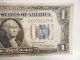 1934 Funny Back Silver Certificate Large Blue Seal & Large Blue One On Face Vg, Small Size Notes photo 5