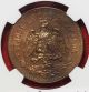 1935mo Bronze Mexico 20 Centavos Graded Ms63rb By Ngc S/h Mexico photo 2