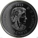 2015 Canadian 25 Cents - Ruthenium & Colored Poppy Coin - Remember - Souvenir Coins: Canada photo 1