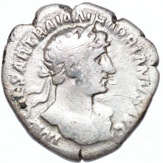 Authentic Hadrian (ad 117 - 138),  Ar Silver Denarius,  Rome Rv.  Aeternitas - C107 photo
